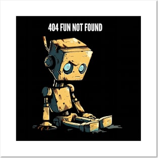 404 Fun Not Found v2 Posters and Art